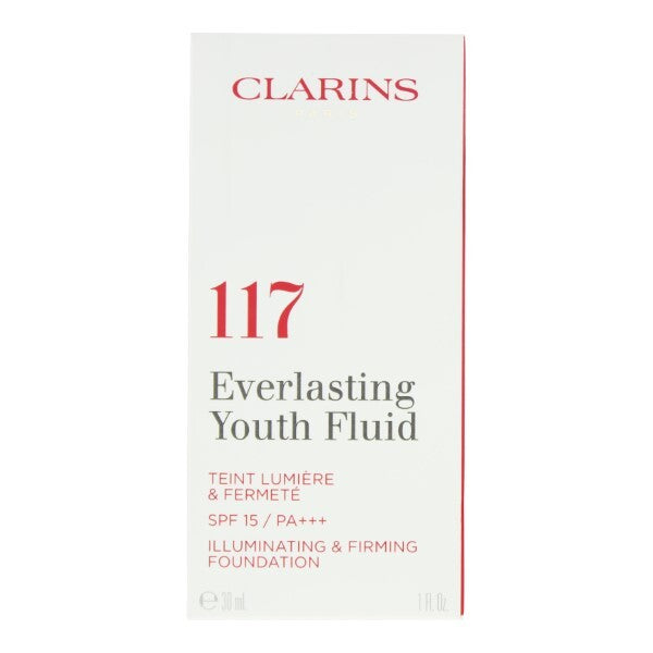 Clarins Everlasting Youth Fluid Foundation 30ml - 117 Hazelnut