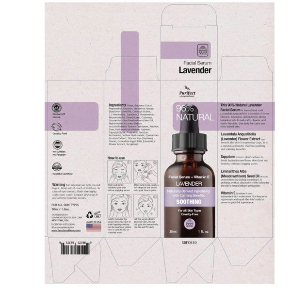 Purifect Soothing Lavender Facial Serum 30ml