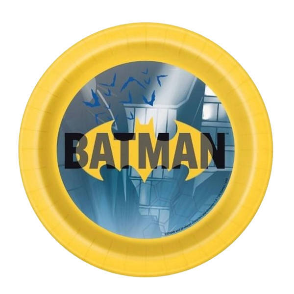 DC Comics Batman Disposable Plates (Pack of 8)
