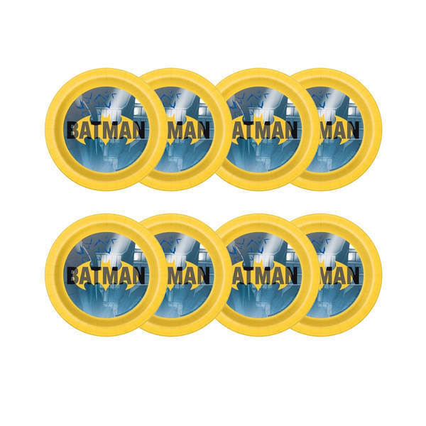 DC Comics Batman Disposable Plates (Pack of 8)