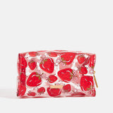 Skinnydip London Strawberry Bow Make Up Bag 100% TPU