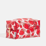 Skinnydip London Strawberry Bow Make Up Bag 100% TPU