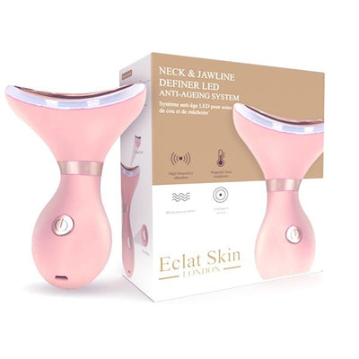 Superdrug (Discontinued Eclat Neck & Jawline Definer LED anti-ageing (Rose gold)- Buy online at McGrocer