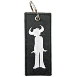 Jamiroquai Icon Double Sided Patch Logo Keyring