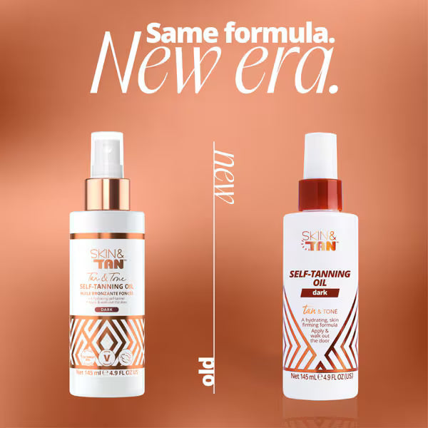 Skin & Tan Tan & Tone Oil Dark