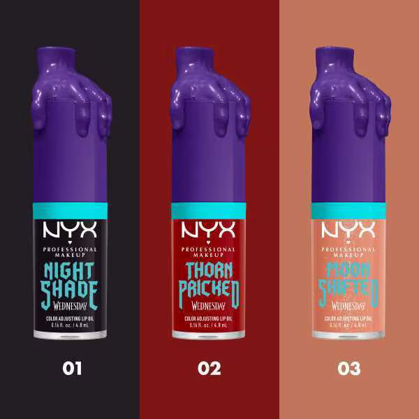 Nyx Professional Makeup X Wednesday Mystery Lip Oil