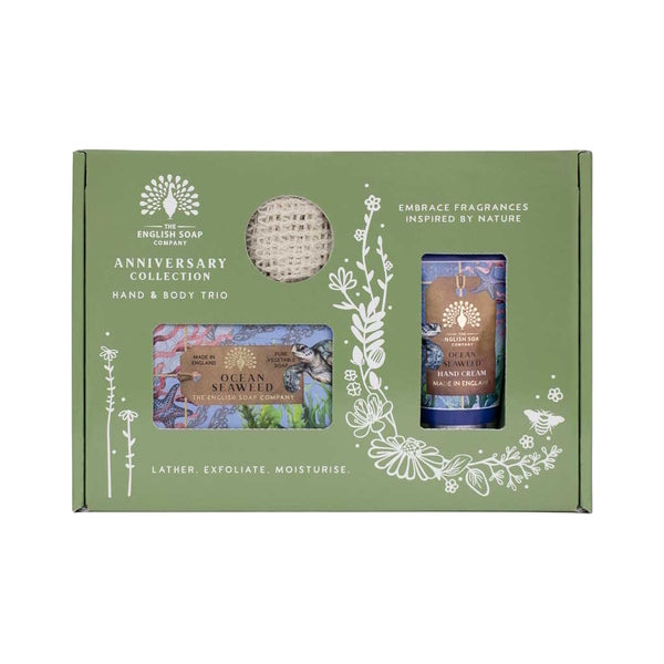 The English Soap Company Trio Hand & Body Gift Set Ocean Seaweed