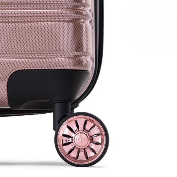 IFLY Luggage Set Hardside Spinner Upright Rose Gold - Large