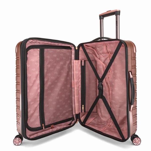 IFLY Luggage Set Hardside Spinner Upright Rose Gold - Large