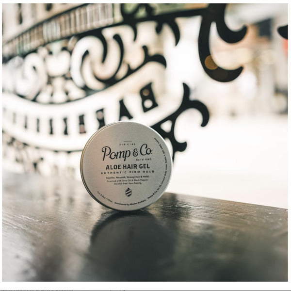 Pomp & Co Mens Firm Hold Hair Gel Lime Oil & Black Pepper 75ml