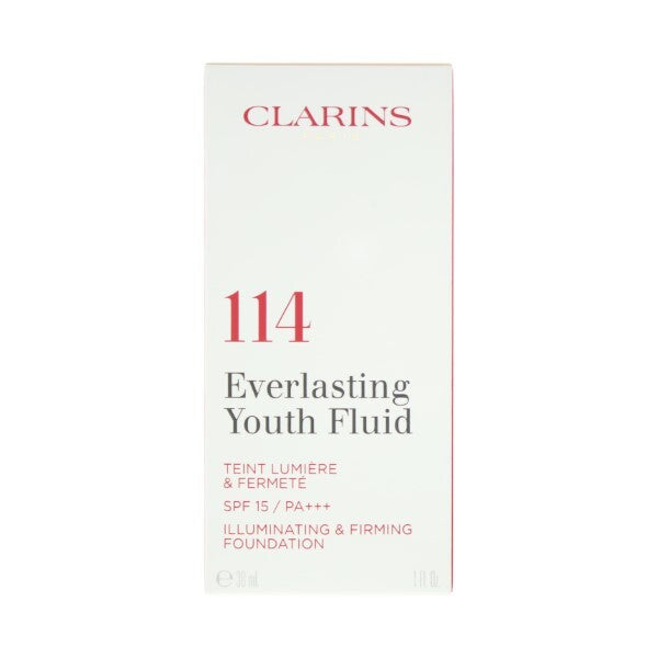 Clarins Everlasting Youth Fluid Foundation 30ml - 114 Cappuccino