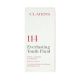 Clarins Everlasting Youth Fluid Foundation 30ml - 114 Cappuccino