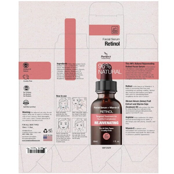 Purifect Rejuvenating Retinol Facial Serum 30ml