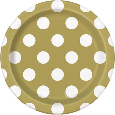 Superdrug Unique Party Polka Dot Party Plates (Pack of 8)- Buy online at McGrocer