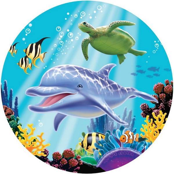 Creative Party Paper Round Party Plates (Pack of 8)
