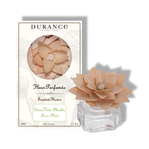 Durance Scented Wooden Flower Diffuser Lime-Mint 100ml