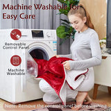 Livingandhome Flannel Electric Heated Throw Blanket