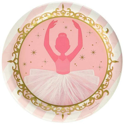 Superdrug Creative Party Paper Ballerina Dinner Plate (Pack of 8)- Buy online at McGrocer