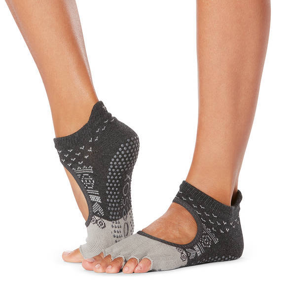 Toesox Womens Bellarina Wintertide Half Toe Socks (M)