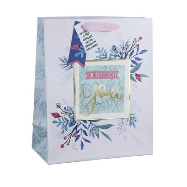Eurowrap Just For You Gift Bag (Pack of 6) (M)