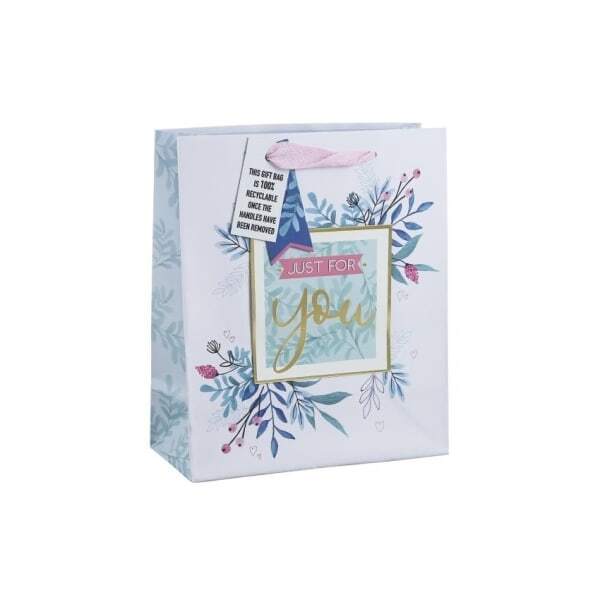 Eurowrap Just For You Gift Bag (Pack of 6) (M)
