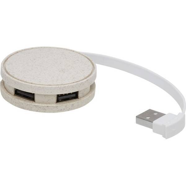 Unbranded Kenzu Wheat Straw USB 2.0 Hub