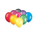 Unique Party Latex Plain Balloons (Pack of 50)