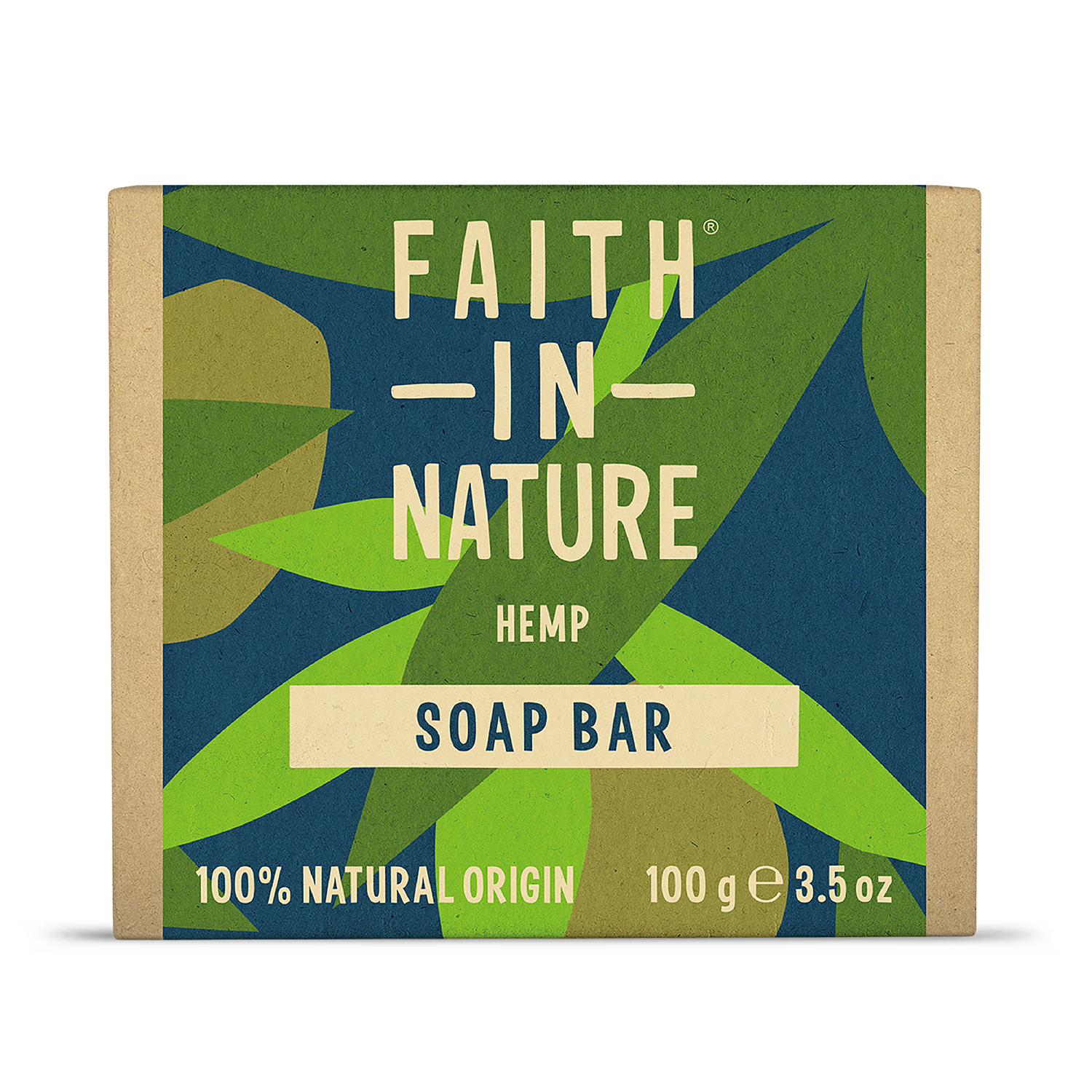 Faith in Nature Hemp with Green Tea Soap 100g
