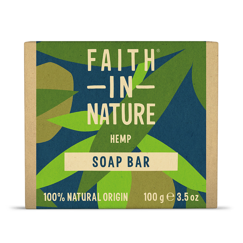 Faith in Nature Hemp with Green Tea Soap 100g