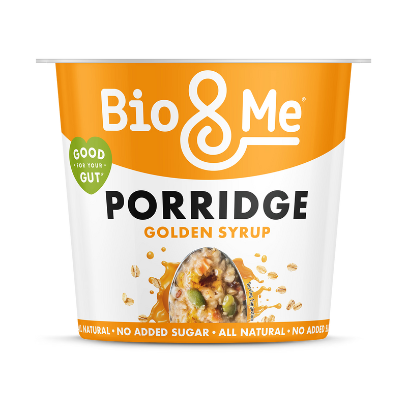 BioMe Golden Syrup Gut-Loving Oat Porridge Pot 65g