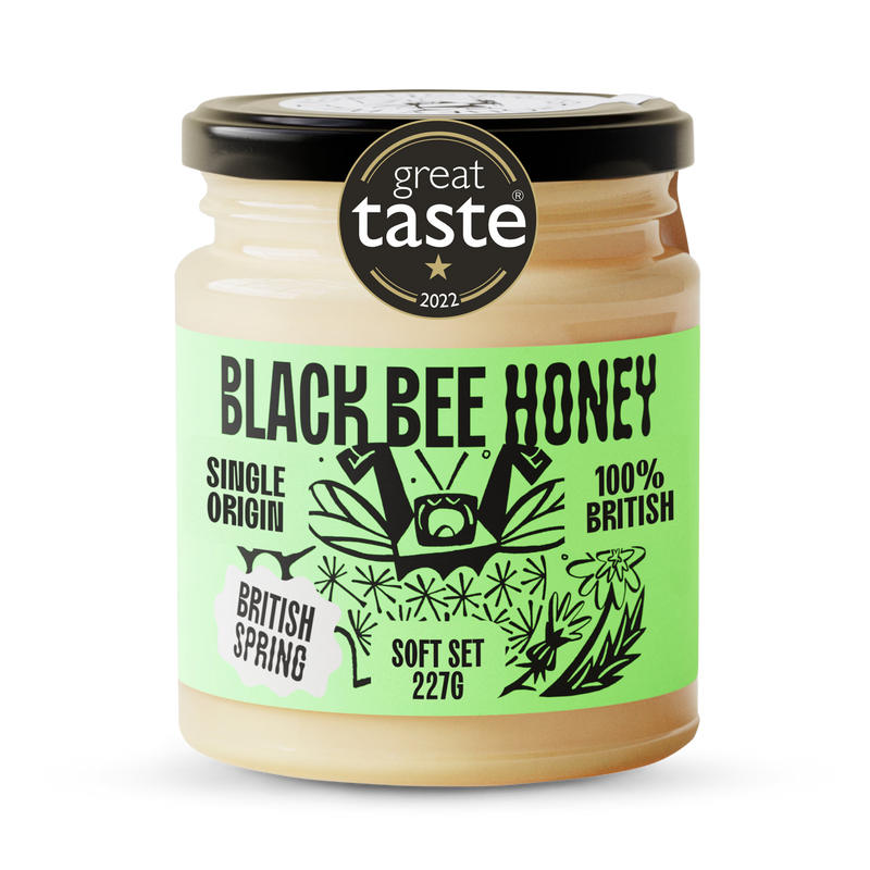 Black Bee British Spring Honey 227g