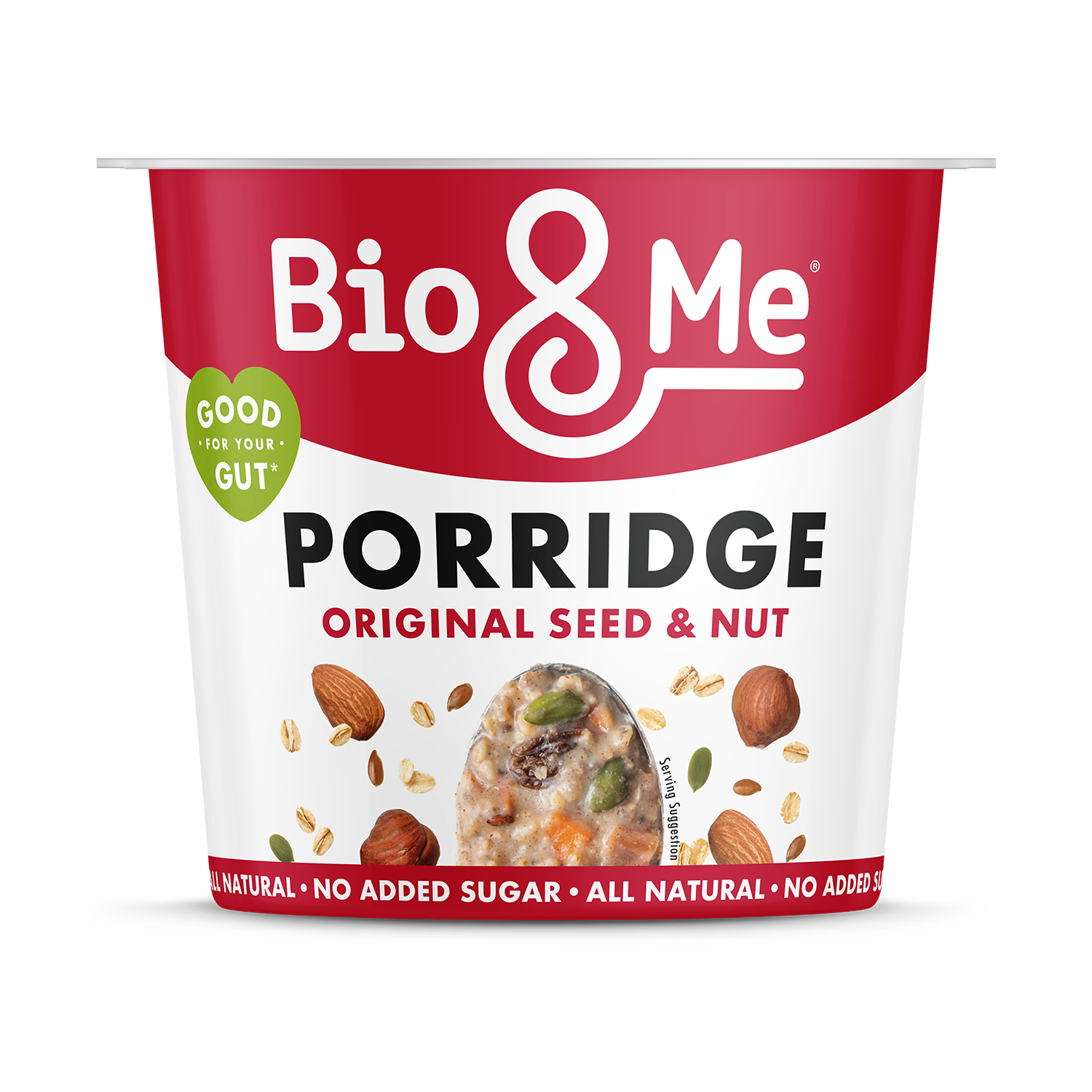 BioMe Original Seed Nut Gut-Loving Oat Porridge Pot 65g