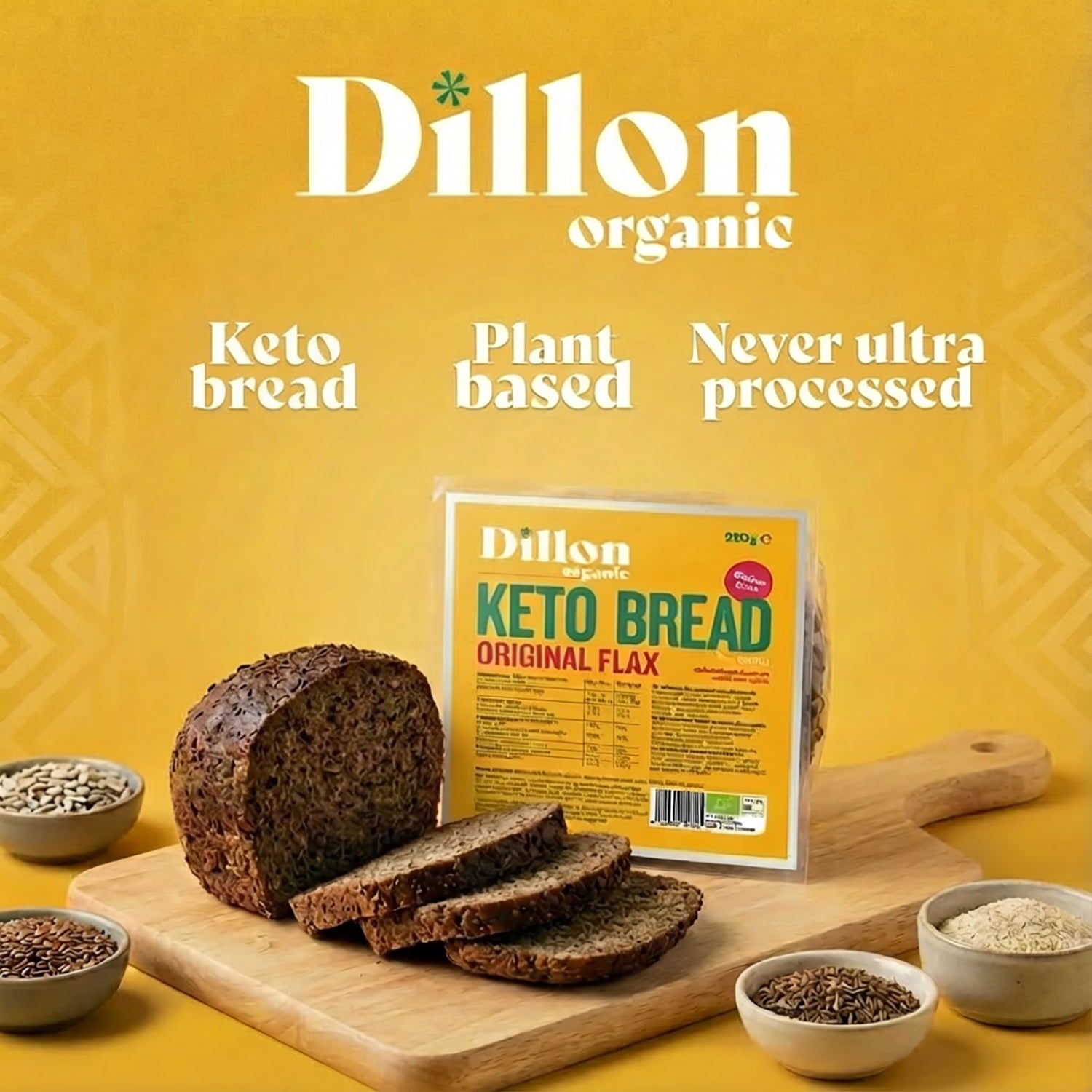 Dillon Organic Original Flax Keto Bread 250g