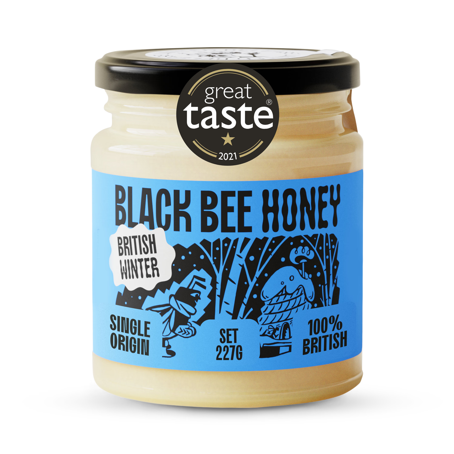 Black Bee British Winter Honey 227g
