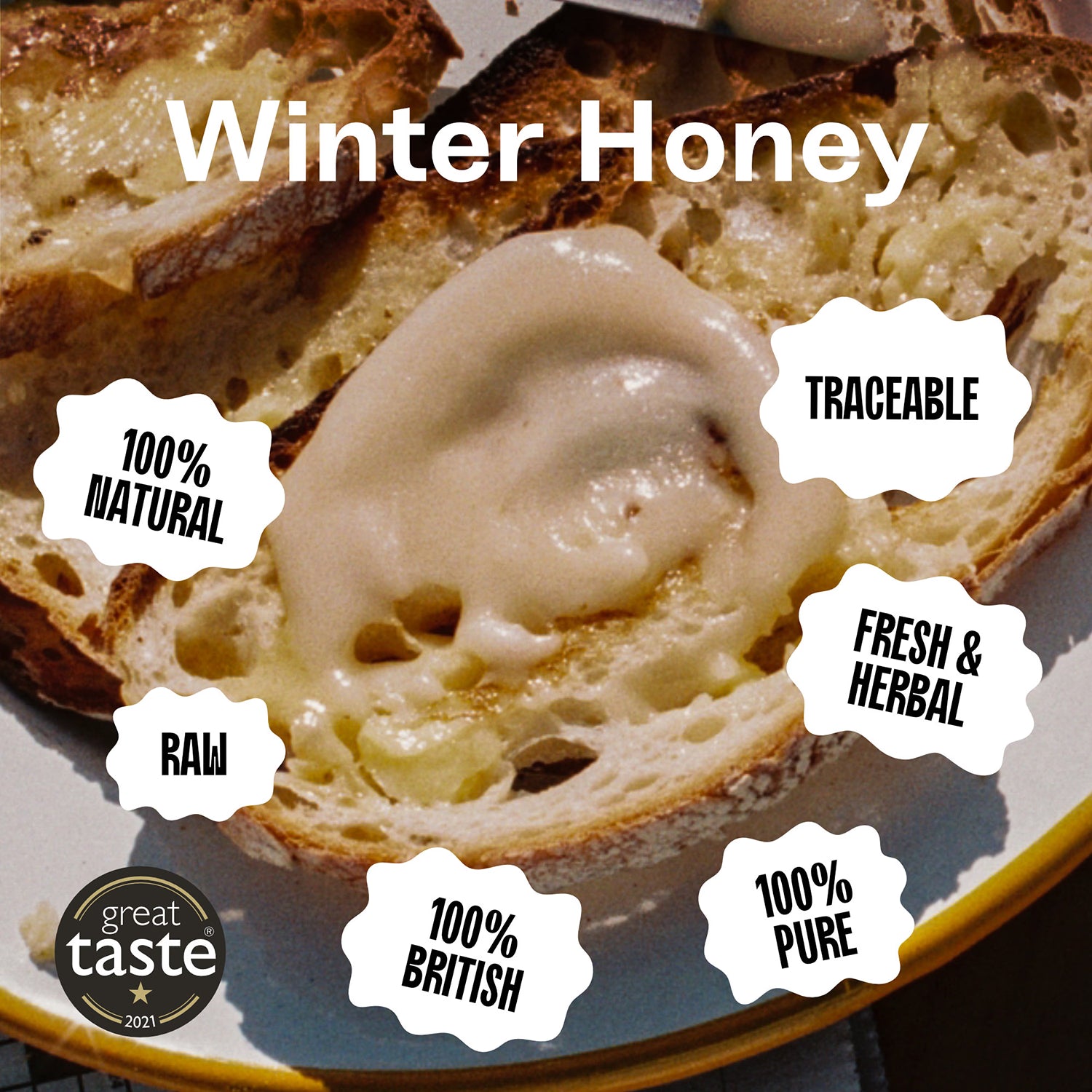 Black Bee British Winter Honey 227g