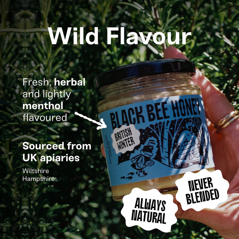 Black Bee British Winter Honey 227g
