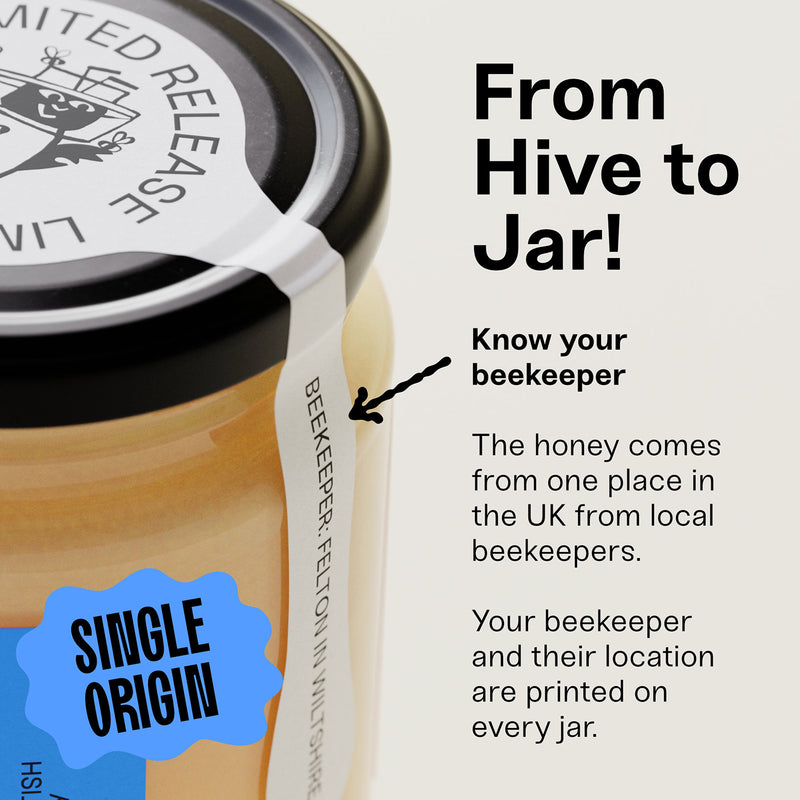 Black Bee British Winter Honey 227g