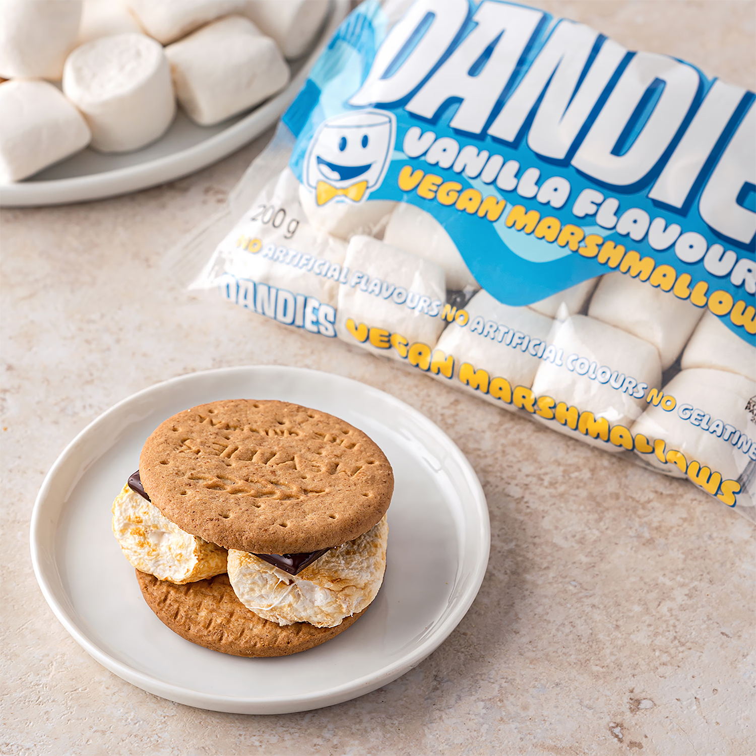 Dandies Vegan Vanilla Marshmallows 12 x 200g