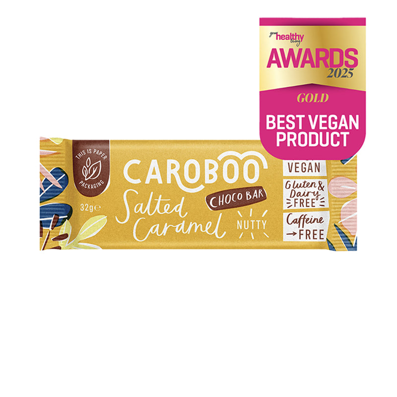 Caroboo Salted Caramel Carob Choco Bar 35g