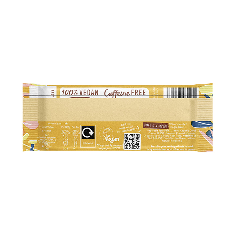 Caroboo Salted Caramel Carob Choco Bar 35g