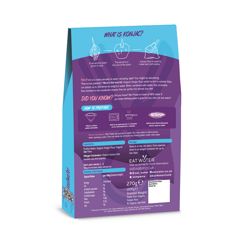 Eat Water Organic Slim Pasta Spaghetti 270g