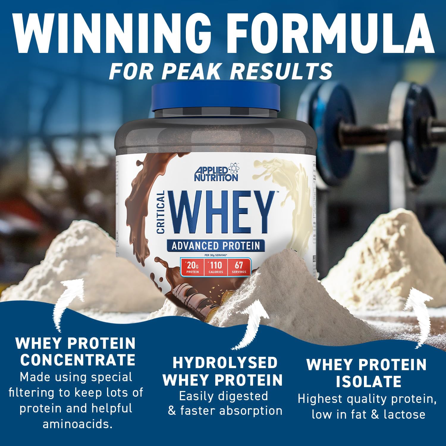 Critical Whey Protein Powder Lemon Cheesecake 2kg