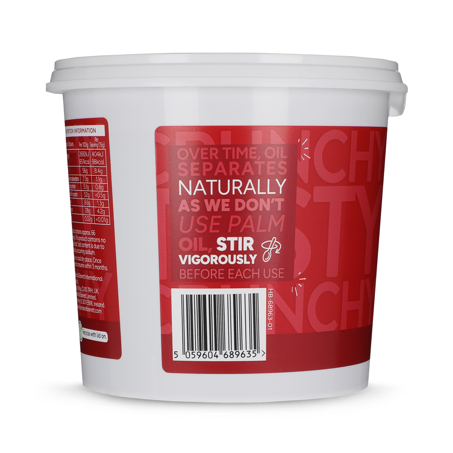 Holland Barrett Crunchy Peanut Butter 1kg
