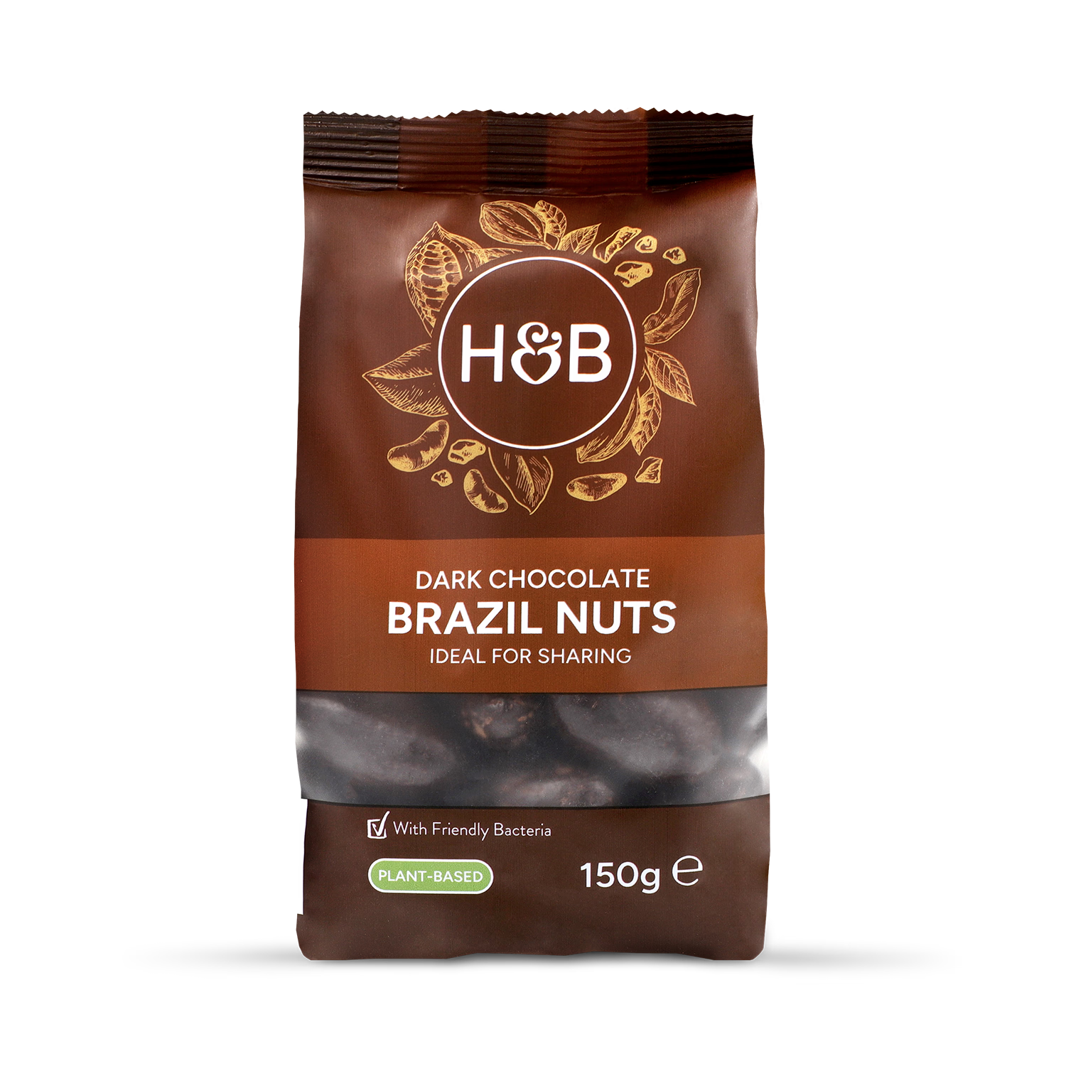 Holland Barrett Dark Chocolate Brazil Nuts 150g