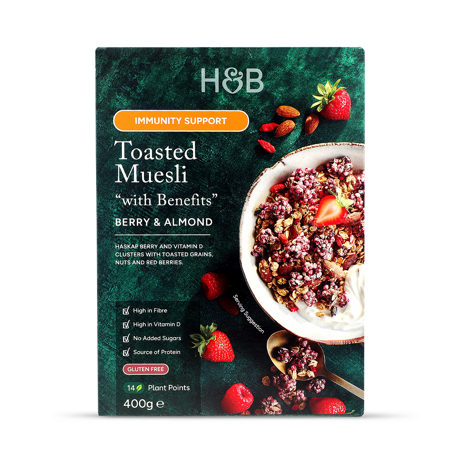 Toasted Muesli for Immunity Support High in Fibre 400g