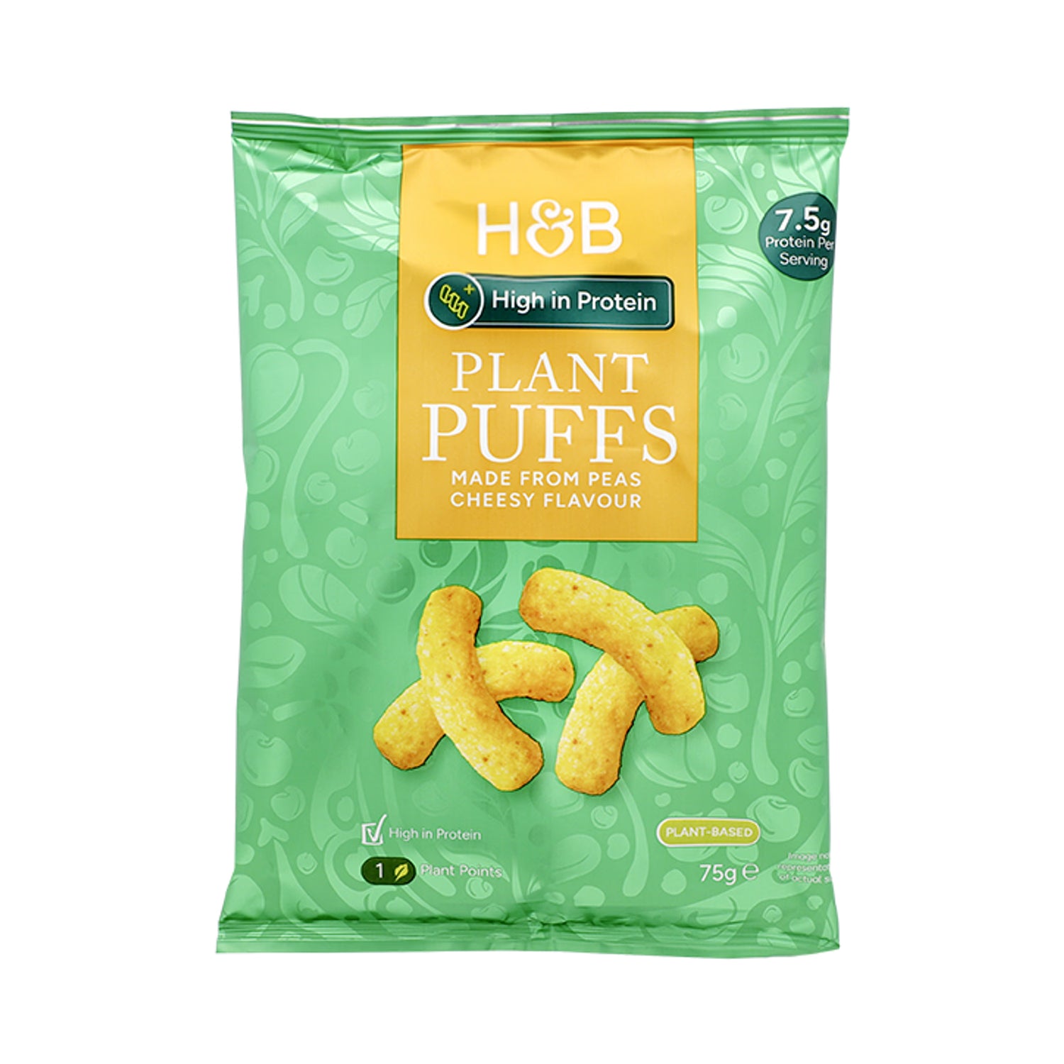 Holland Barrett High Protein Cheesy Plant Puff Crisps 75g