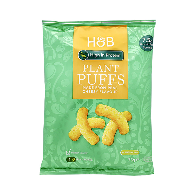 Holland Barrett High Protein Cheesy Plant Puff Crisps 75g