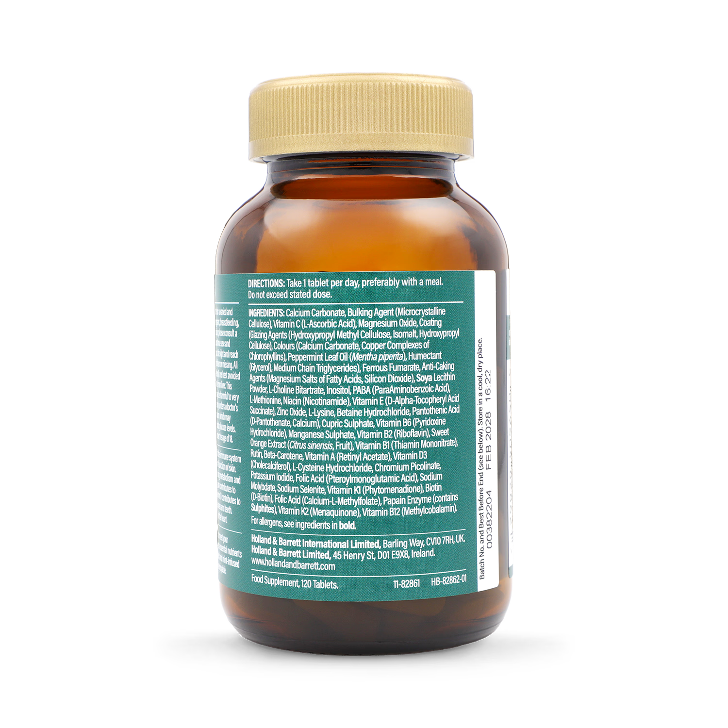 Holland Barrett Ultra Multivitamins and Minerals 120 Tablets