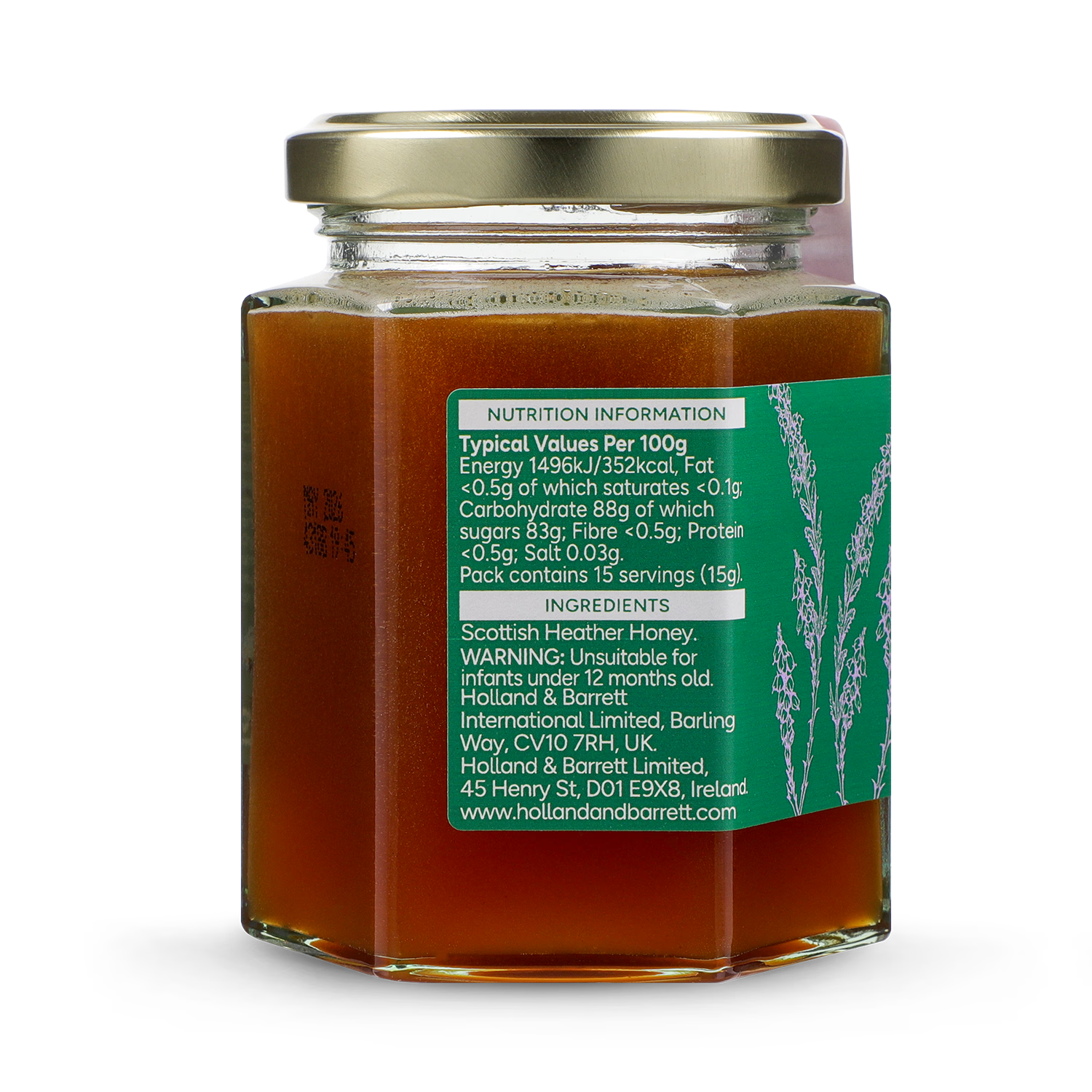Holland Barrett Regional Honey Scottish Heather 225g