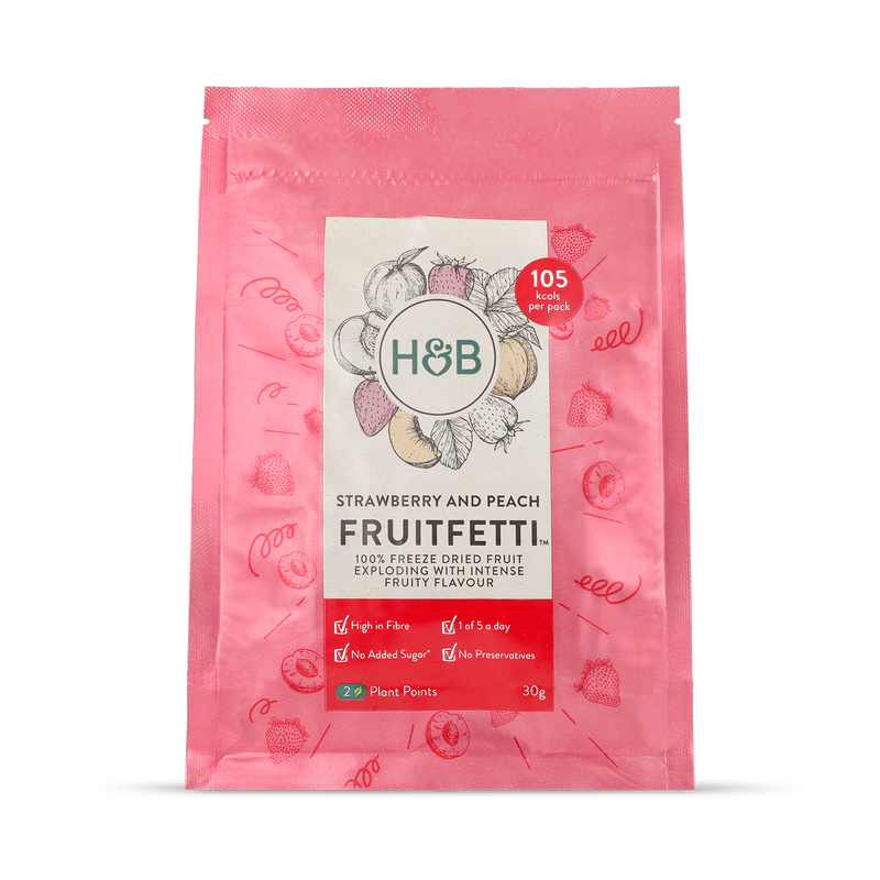 Holland Barrett Fruitfetti Strawberry Peach 30g